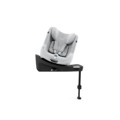 Cybex Sirona Ti i-Size 360° Car Seat with ISOFIX Base – Platinum White