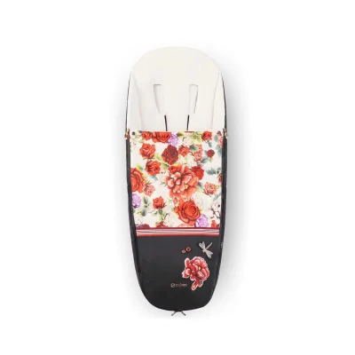 Cybex Spring Blossom Platinum Footmuff - Light Beige