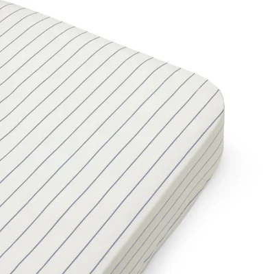 Dear April Hali Small Double Fitted Sheet - 120x200cm - Sail Stripes