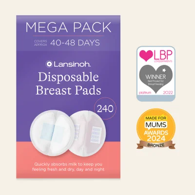 Lansinoh Disposable Breast Pads - 60 Pack