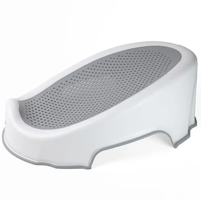 DIVCHI Baby Bath Seat Newborn Bathing Essential Baby Bath Support - Ergonomic Design Safe & Comfortable Nonslip Baby Bath Chair - White