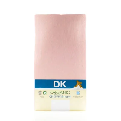 DK Glove ORGANIC Fitted Cotton Sheet for Next To Me 83x50-Pink - Default