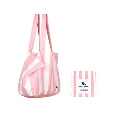 Dock & Bay Everyday Foldable Bag - Malibu Pink / Medium