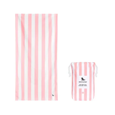 Dock & Bay Kid's Beach Towel - Malibu Pink
