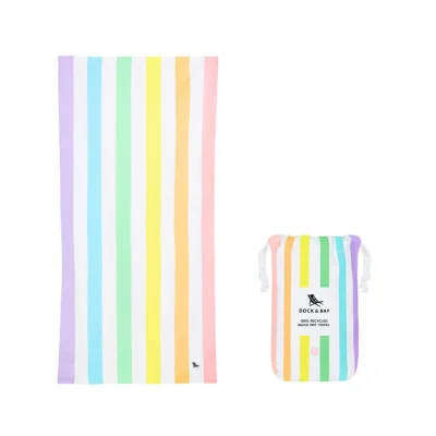 Dock & Bay Kid's Beach Towel - Unicorn Waves - Medium / Unicorn Waves