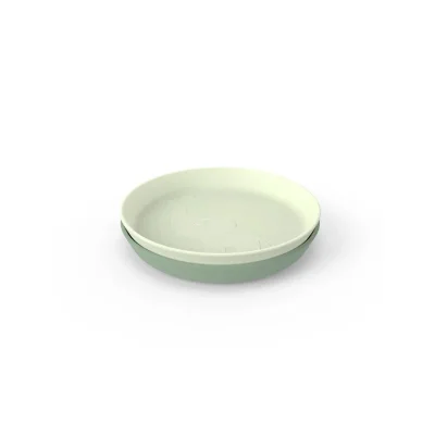 Done by Deer Kiddish Plate - 2 Pack - Green - Elphee - Green / Green