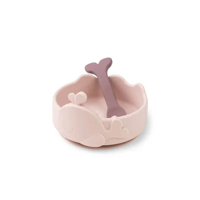 Done by Deer Silicone Stick & Stay Bowl + Baby Spoon