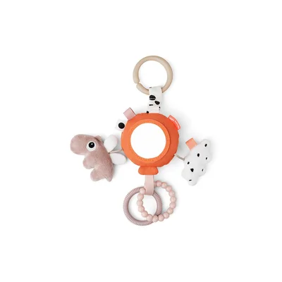 Done by Deer To Go Activity Mirror - Papaya - Happy Clouds - Papaya