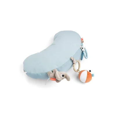 Done By Deer Tummy Time Activity Pillow - Playground Blue