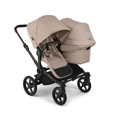 Donkey 6 Double Stroller- Desert Taupe Melange
