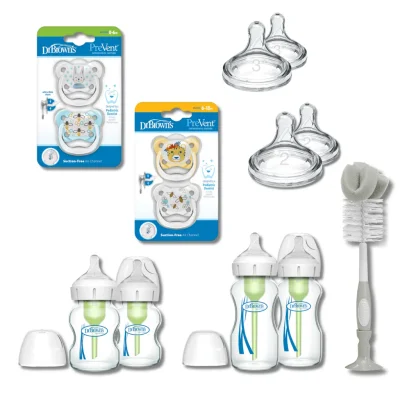 Dr Brown's Wide Neck Glass Bundle