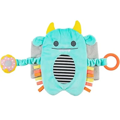 Dr. Brown's Infant Gripe Belt for Colic & Gas Relief, Heated Tummy Wrap, Baby Swaddling Belt, Natural Relief for Upset Stomach in Babies & Toddlers, Hedgehog, 0-3m - Blue Monster