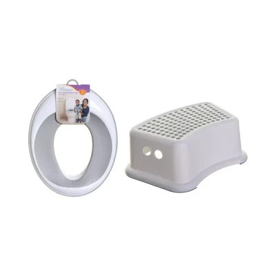 Dreambaby EZY-Slimline Contoured Shape Toilet Trainer Seat & Step Stool
