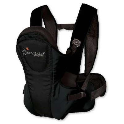 Dreambaby Manhattan 3 in 1 Baby Carrier-Black (2021) - Black