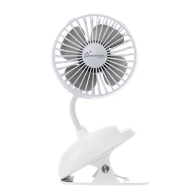 Dreambaby Rechargeable USB Clip on Fan-White (2021)