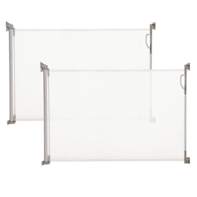 Dreambaby Retractable Relocated Mesh Saftey Gate - White