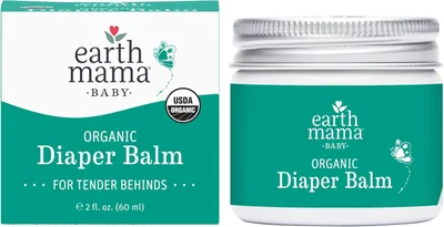 Earth Mama Organic Diaper Balm Calendula Cream, 2-Fluid Ounce (Packaging May Vary)