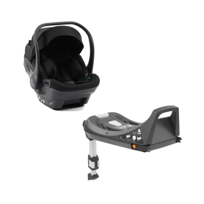 egg® 3 Shell i-Size Infant Car Seat with Isofix Base - Houndstooth Black