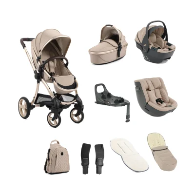 egg® 3 Ultimate 360 (Shell & Toddler Car Seat) Family Bundle - Feather