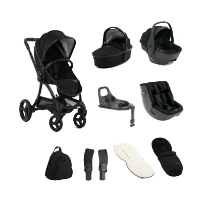 egg® 3 Ultimate 360 (Shell & Toddler Car Seat) Family Bundle - Panther