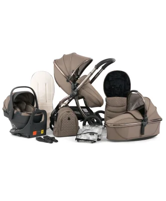 Egg (BabyStyle) Egg3 Complete Pushchair Bundle with Shell 360 Car Seat - Mink - Mink