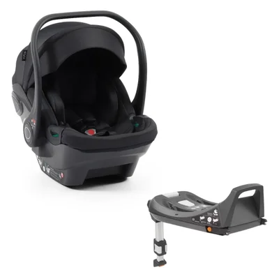 Egg Egg Shell Infant Car Seat + ISOFIX Base- Carbonite