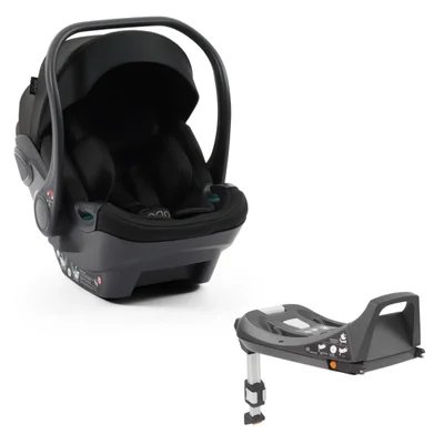 Egg Egg Shell Infant Car Seat + ISOFIX Base- Houndstooth Black