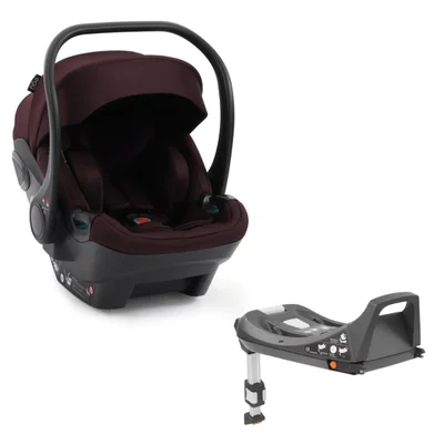 Egg Egg Shell Infant Car Seat + ISOFIX Base- Mulberry