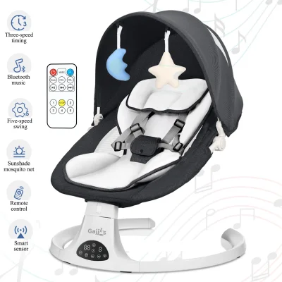 Electric Baby Swing Rocker Chair with Bluetooth & Remote | FK Sports