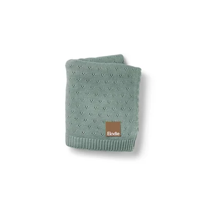 Elodie Details Pointelle Blanket - Pebble Green - Pebble Green