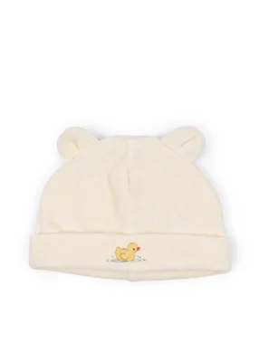 Elu beanie - antique white - 6-9M
