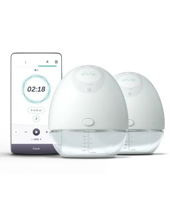 Elvie Double Electric Breast Pump - White
