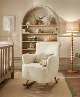 Elwood Nursing Chair - White