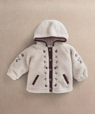 Embroidered Borg Jacket - 2-3 Years