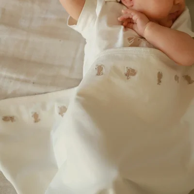 Embroidered Fleece Blanket