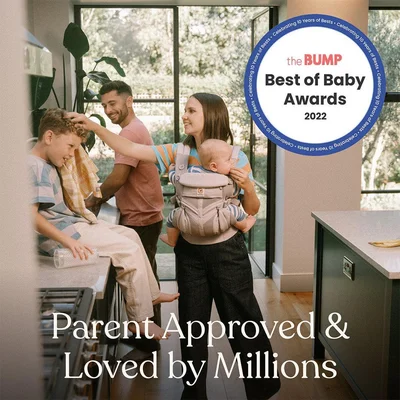 Ergobaby Baby Carrier, 4-Position Omni 360 Cool Air Mesh for Newborn to Toddler (0-3 yrs), Ergonomic Child Carrier & Backpack, Pearl Grey — image 6