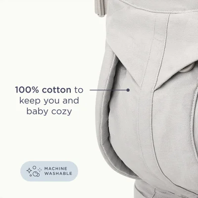 Ergobaby Baby Carrier, 4-Position Omni 360 Cool Air Mesh for Newborn to Toddler (0-3 yrs), Ergonomic Child Carrier & Backpack, Pearl Grey — image 8