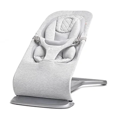 Ergobaby Evolve 3-in-1 Baby Lounger for Newborns from Birth to Early Childhood, Swing Chair with Insert for Newborn (2.5 kg - 13.2 kg)