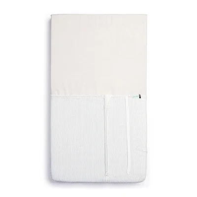 ergoPouch Organic Crib Mild / All Year 0.2 / 1.0 TOG HugMe Blanket - Midnight Stripe