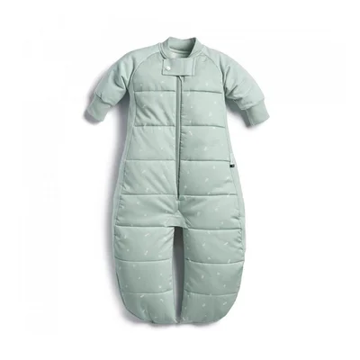 ergoPouch Organic Long Sleeved Sleepsuit Bag - Sage - TOG 3.5 - Sage
