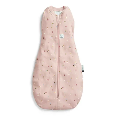 ergoPouch Organic Summer Cocoon Swaddle Sleeping Bag - Daisies / 3-6 Months / 0.2