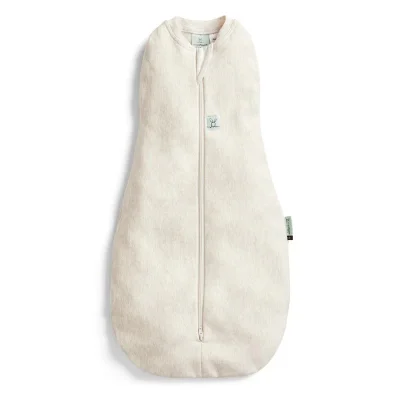 ergoPouch Organic Summer Cocoon Swaddle Sleeping Bag - 0.2 TOG - Oatmeal - Cream