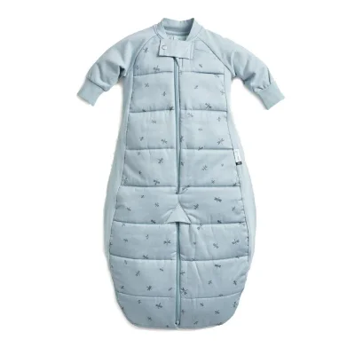 ergoPouch - Organic Winter Long Sleeved 2 In 1 Baby Sleeping Suit Bag - 3.5 TOG - Dragonflies