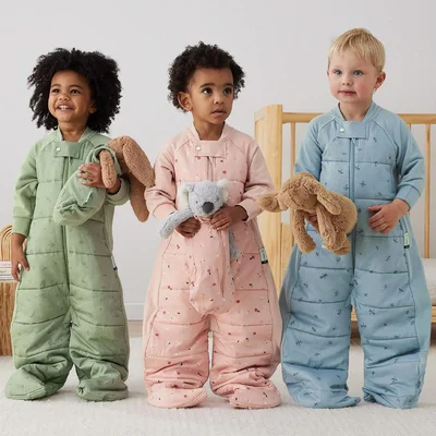ergoPouch - Organic Winter Long Sleeved 2 In 1 Baby Sleeping Suit Bag - 3.5 TOG - Dragonflies — image 5