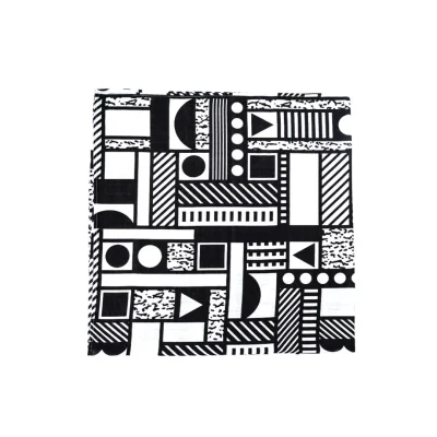 Etta Loves XL Mono Muslin - Black + White