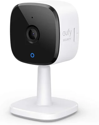 eufy security Solo IndoorCam C24, 2K Security Indoor Camera, Plug-in Camera with Wi-Fi, IP Camera, Human & Pet AI, Voice Assistant Compatibility, Night Vision, Two-Way Audio, HomeBase not Compatible - Default