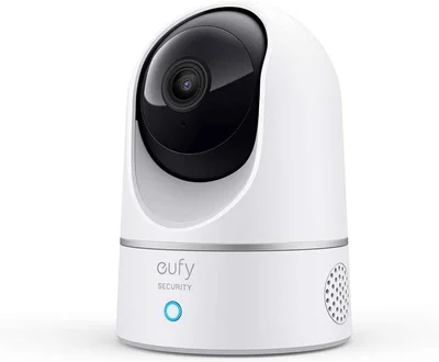 eufy Security Solo IndoorCam E220 (P24) 2K Pan&Tilt Home Security Camera Indoor Wi-Fi Plug-in Cam, Human & Pet AI, Voice Assistant Compatibility, Night Vision, Motion Tracking, Homebase not Compatible - White / Indoor Cam E220