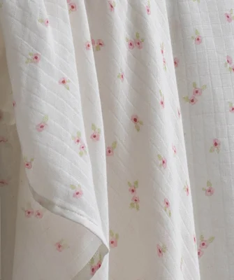 Extra Large Organic Baby Muslins, Single - Anemone - Default