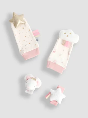Fairy Mouse Wrist and Ankle Rattle Set