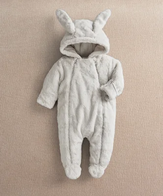 Faux Fur Pramsuit - Up To 1 Month - Up To 1 Month